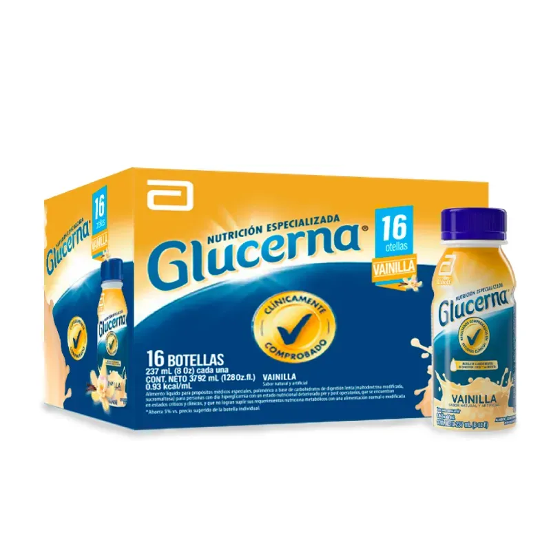 Glucerna Vainilla 237 ml Pack 16 Unidades