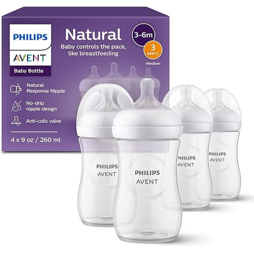 Set Avent Natural 3.0 9 oz y 4 oz - Caja X 2 Unidades