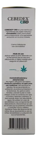 Cebedex Crema Hidratante Mentol 100 g