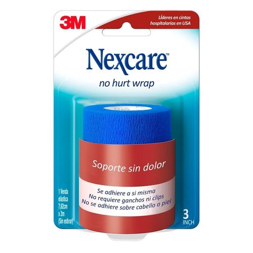 Venda Nexcare No Hurt Wrap Azul Coban - Unidad