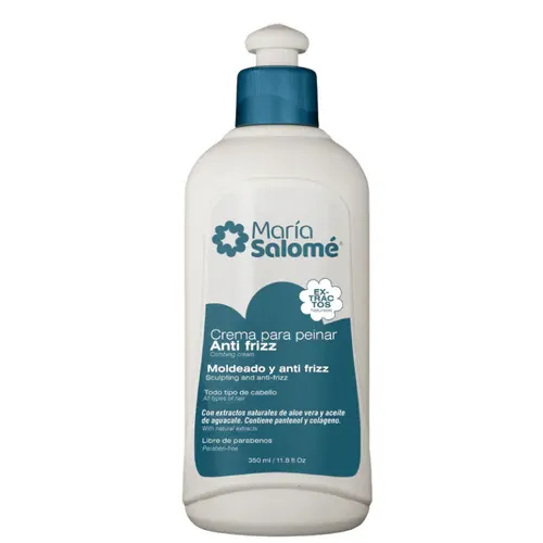 Crema para Peinar Maria Salomé Anti Frizz - Frasco X 350 ml