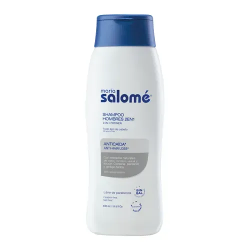 Shampoo Maria Salomé 2 en 1 Sin Sal - Frasco X 400 ml