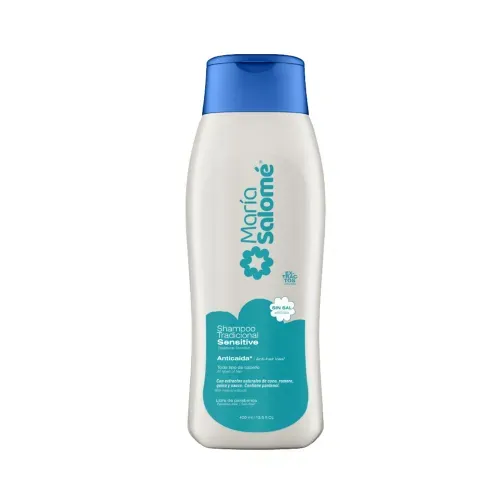 Shampoo Maria Salomé Tradicional Sensitive Sin Sal - Frasco X 400 ml