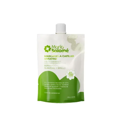 Mascarilla Capilar Maria Salomé Keratina 2 - Doypack X 120 g