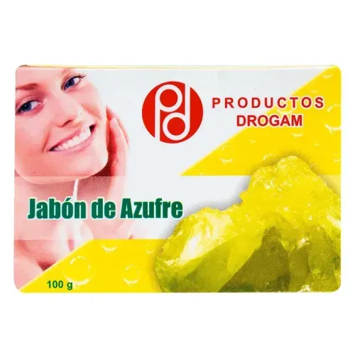 Jabón de Azufre Drogam - Barra por 100 g