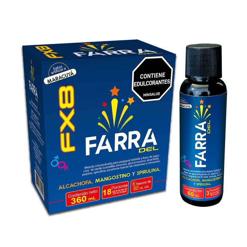 FX8 Farradel - Caja X 6 Unidades de 60 ml