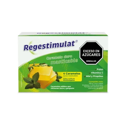 Regestimulat Caramelos Masticables - Caja X 12 Sobres