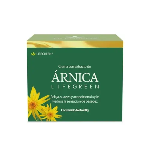 Lifegreen Crema de Árnica - Pote X 60 g