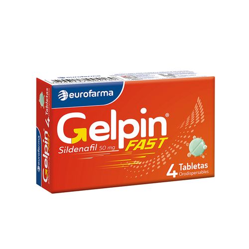 Gelpin Fast 50 mg - Caja X 4 Tabletas
