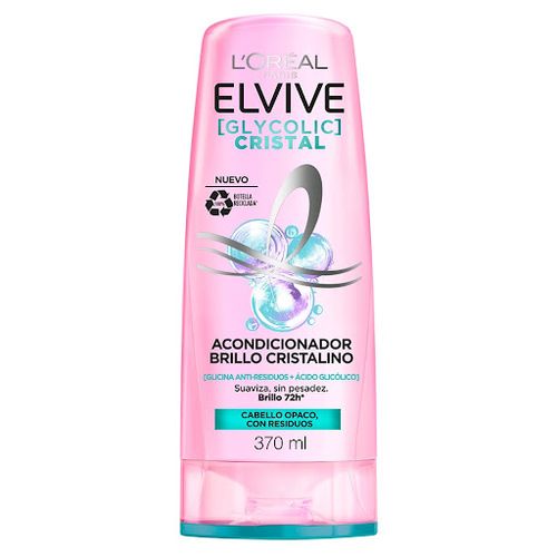 Acondicionador Elvive Glycolic Crystal - Frasco X 370 ml