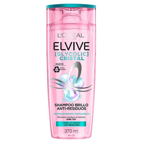 Shampoo Elvive Glycolic Crystal - Frasco X 370 ml