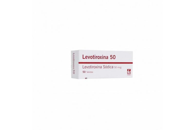 Levotiroxina 50 mcg - Caja X 50 Tabletas