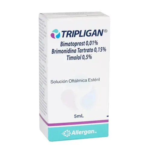 Tripligan Solución Oftálmica - Frasco Gotero X 5 ml