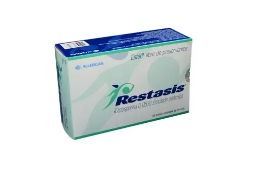 Restasis 0.5 mg/ml - Caja X 30 Viales Monodosis