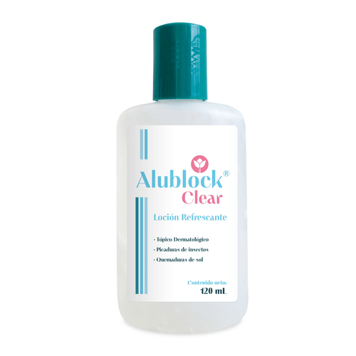 Alublock Clear Loción Refrescante - Frasco X 120 g