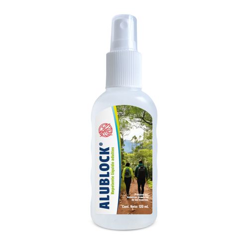 Alublock Repelente Líquido Adulto - Frasco X 120 ml