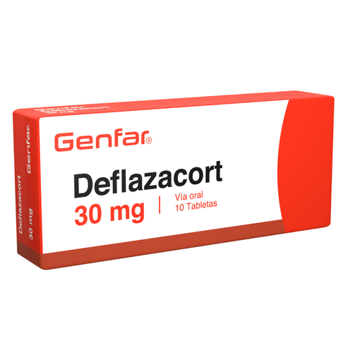 Deflazacort 30 Mg Caja X 10 Tableta Genfar