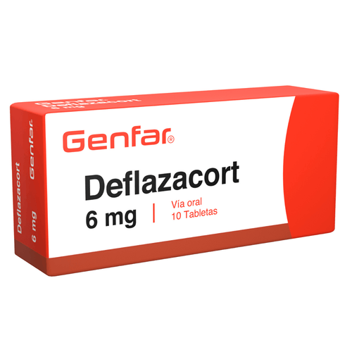 Deflazacort 6 Mg Caja X 10 Tabletas Genfar