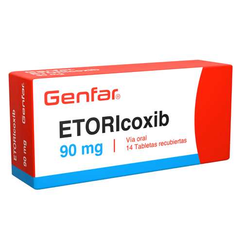 Etoricoxib 90 Mg Caja X 14 Tabletas Genfar