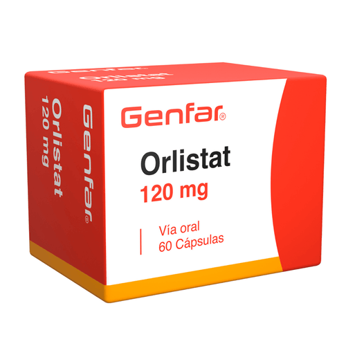 Orlistat 120 Mg Caja X De 60 Cápsulas Genfar