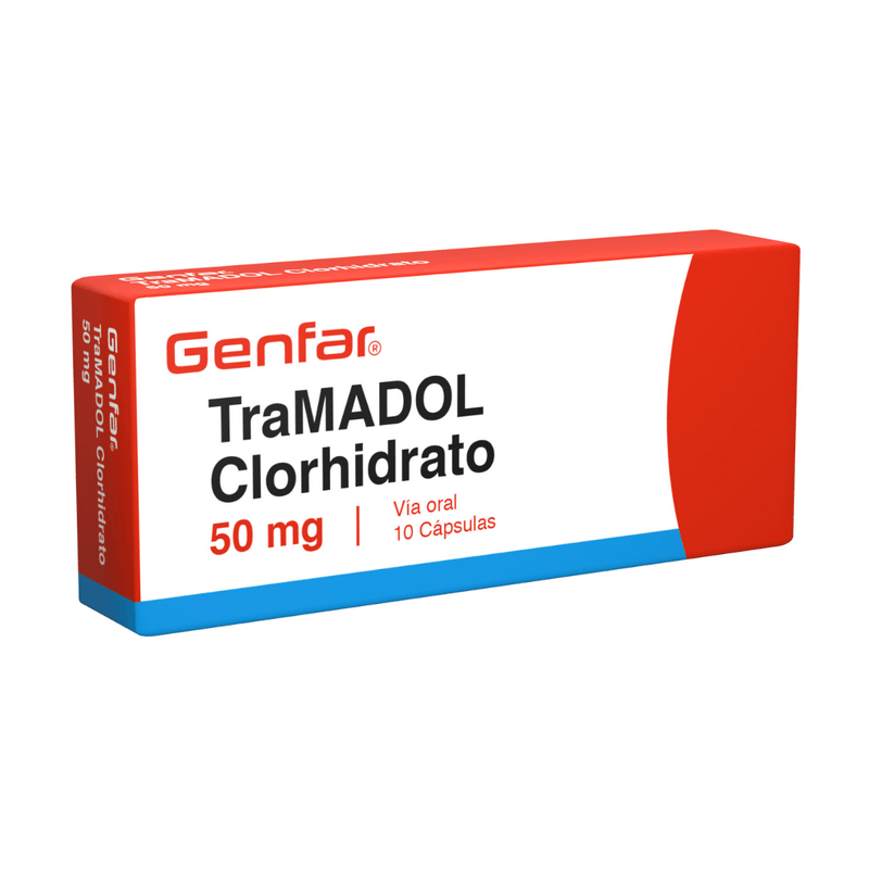 Tramadol 50 Mg Caja X 10 Cápsulas Genfar