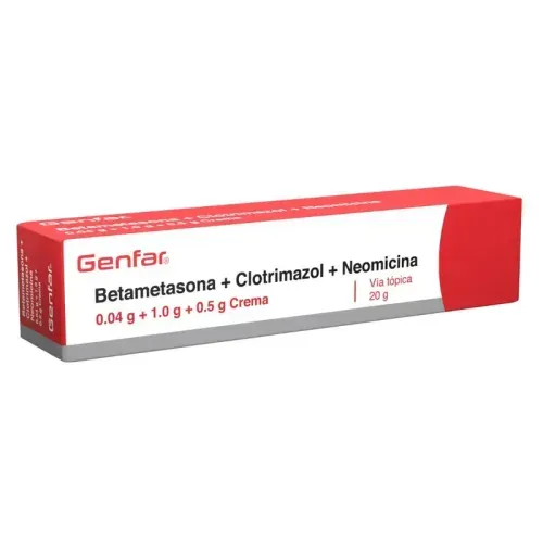 Betametasona + Clotrimazol + Neomicina Tubo X 20 Gr Genfar