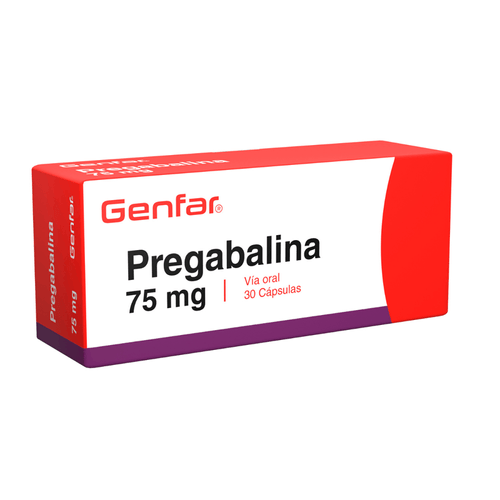 Pregabalina 75 Mg Caja X 30 Cápsulas Genfar