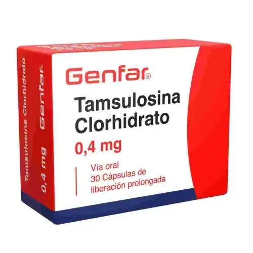 Tamsulosina 0,4 Mg Caja X 30 Cápsulas Genfar