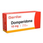 Domperidona 10 Mg Caja X 20 Tabletas Genfar