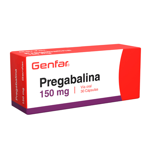Pregabalina 150 Mg Caja X 30 Cápsulas Genfar