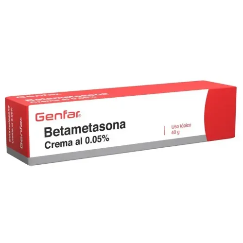 Betametasona 0.05 % Crema Tópica Tubo X 40 Gr Genfar