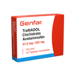 Tramadol Acetaminofén 10 Tabletas Genfar