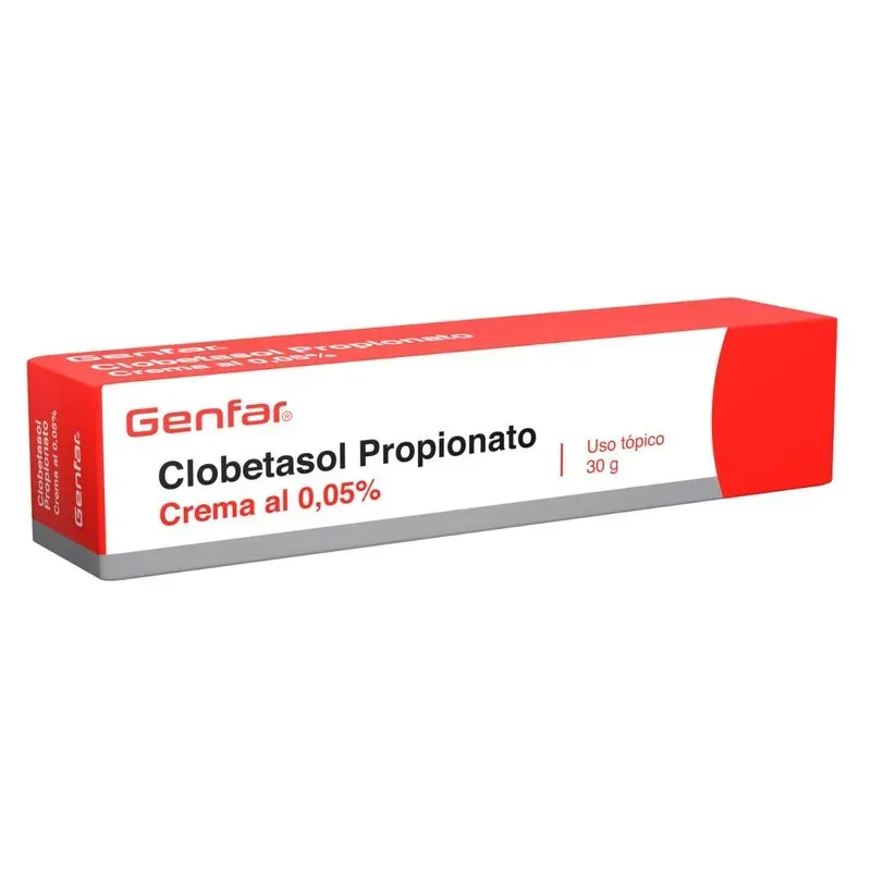 Clobetasol 0.05 % Crema Tubo X 30 Gr Genfar