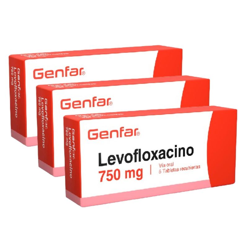 Oferta Levofloxacino 750 Mg 5 Tabletas