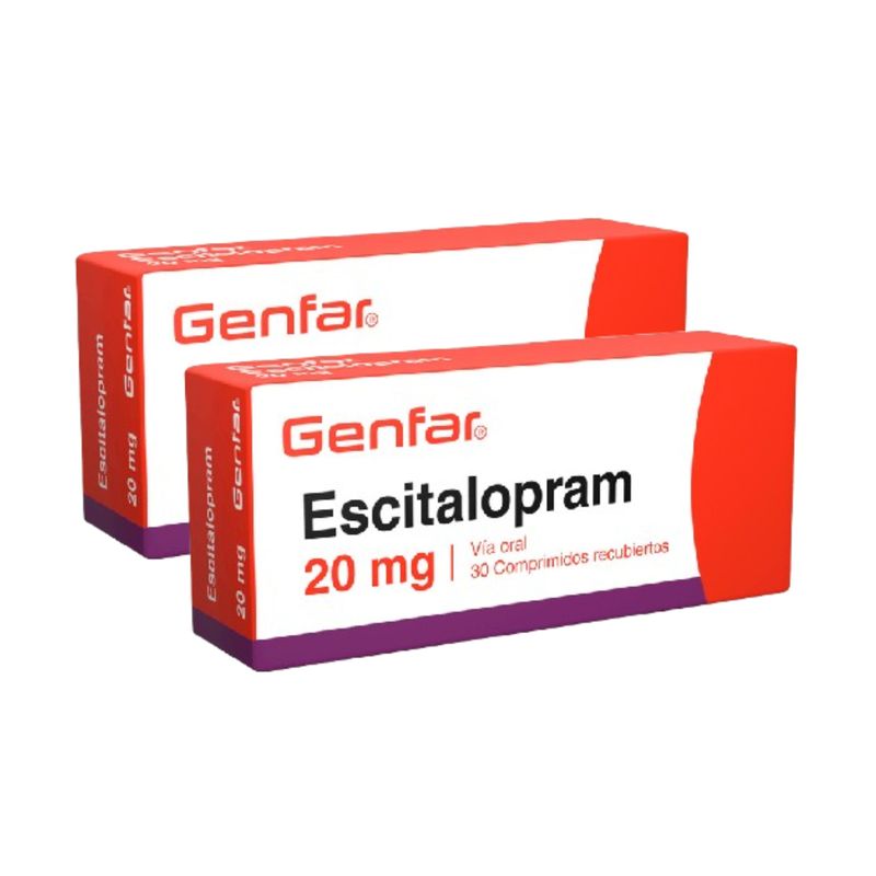 Oferta Escitalopram 20 Mg X 30 Comprimidos