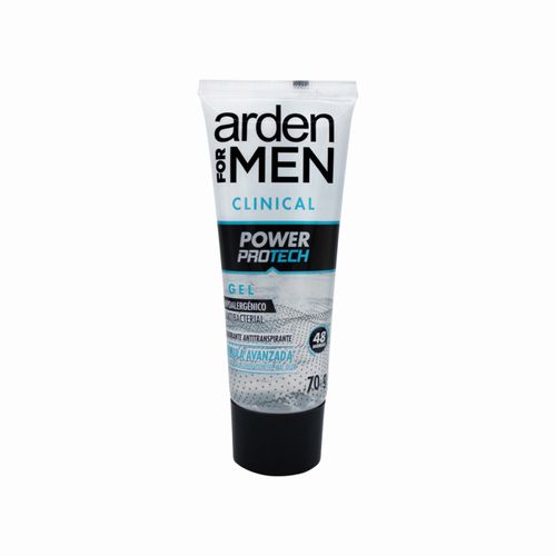 Desodorante Arden For Men Clinical Power Protech Gel Tubo X 70 Gr