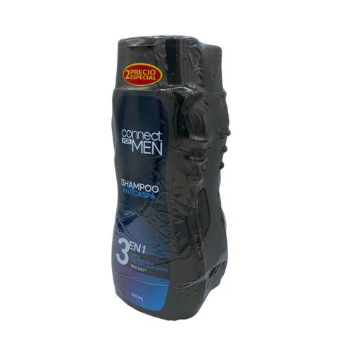 Shampoo Connect For Men Anticaspa 2 Frasco X 310 Ml Prebel