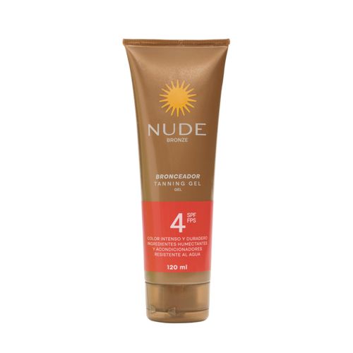 Bronceador Nude Gel Fps 4 Frasco X 120 Ml Prebel
