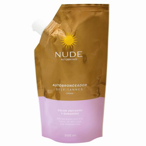 Auto Bronceador Líquido Nude Doypack Frasco X 200Ml Prebel