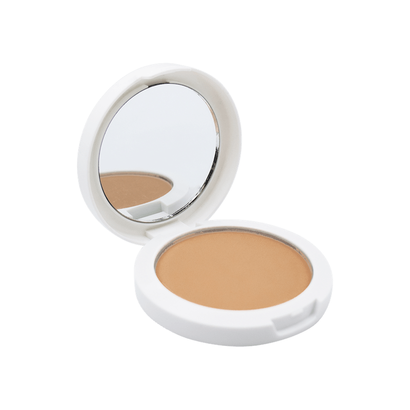 Polvo Compacto Vitú Caléndula Espejo 3 Nuez