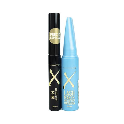 Pestañina Lash Maker + Delineador Max Factor - Kit Unidad