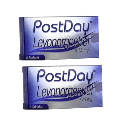 Oferta 1+1 Postday 0.75 Mg Caja X 8 Tabletas