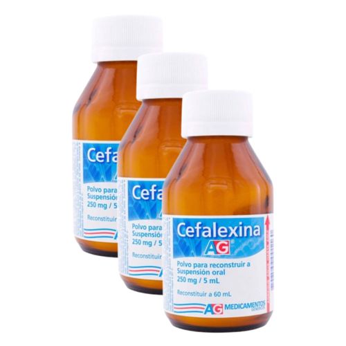 Oferta 2+1 Cefalexina 250 Mg/5 Ml Frasco X 60 Ml Suspensión  Ameg