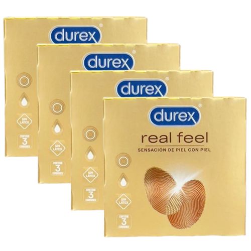Oferta 3+1 Durex Real Feel Caja X 3 Preservativos