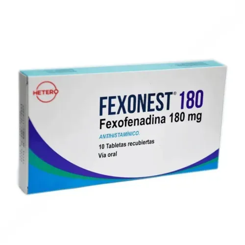 Fexofenadina 180 mg Caja X 10 Tab Hetero