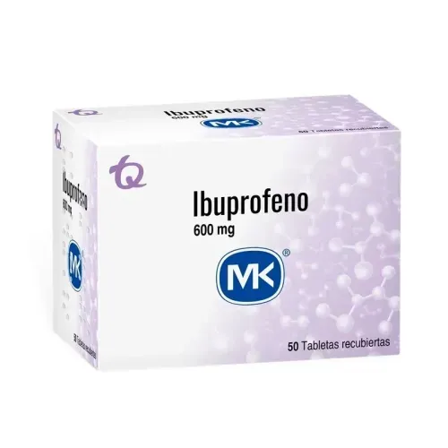 Ibuprofeno 600 mg Caja X 50 tabletas MK