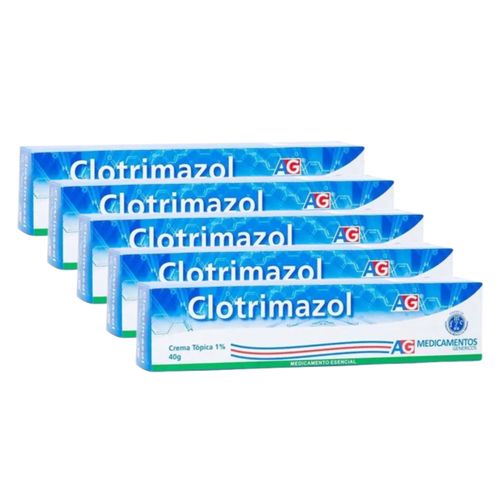 Oferta 3+2 Clotrimazol 1% Tubo X 40 G Crema  Ameg