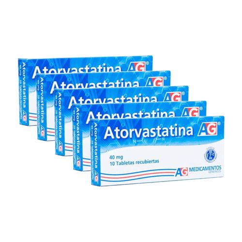 Oferta 2+3 Atorvastatina 40 Mg Caja X 10 Tabletas  Ameg
