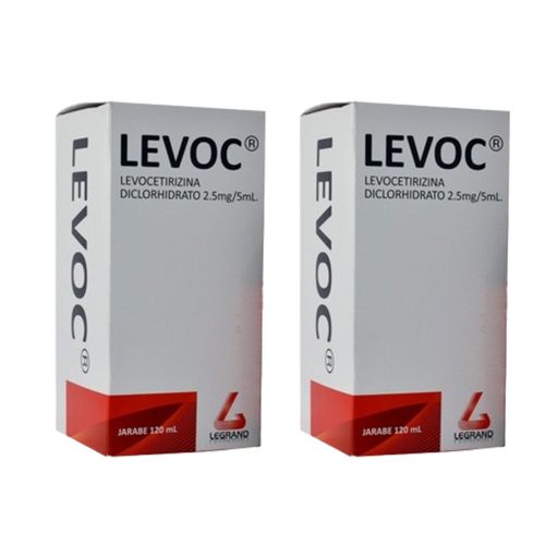 Oferta 1+1 Levocetirizina 2.5 Mg/5 Ml Frasco X 120 Ml Jarabe