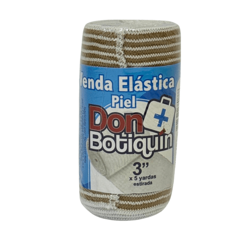 Venda Elástica Color Piel Don Botiquín 3X5 Yardas Und